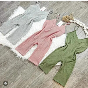 38. Seamless Fitted Ribbed Romper